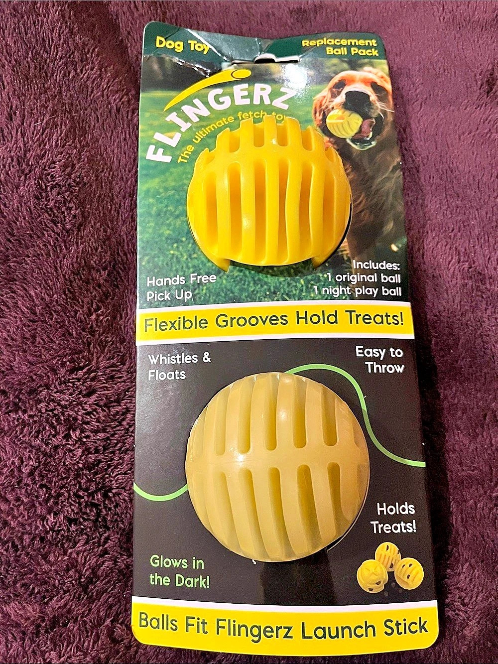 Flingerz Replacement Ball Pack 2-Pack Yellow